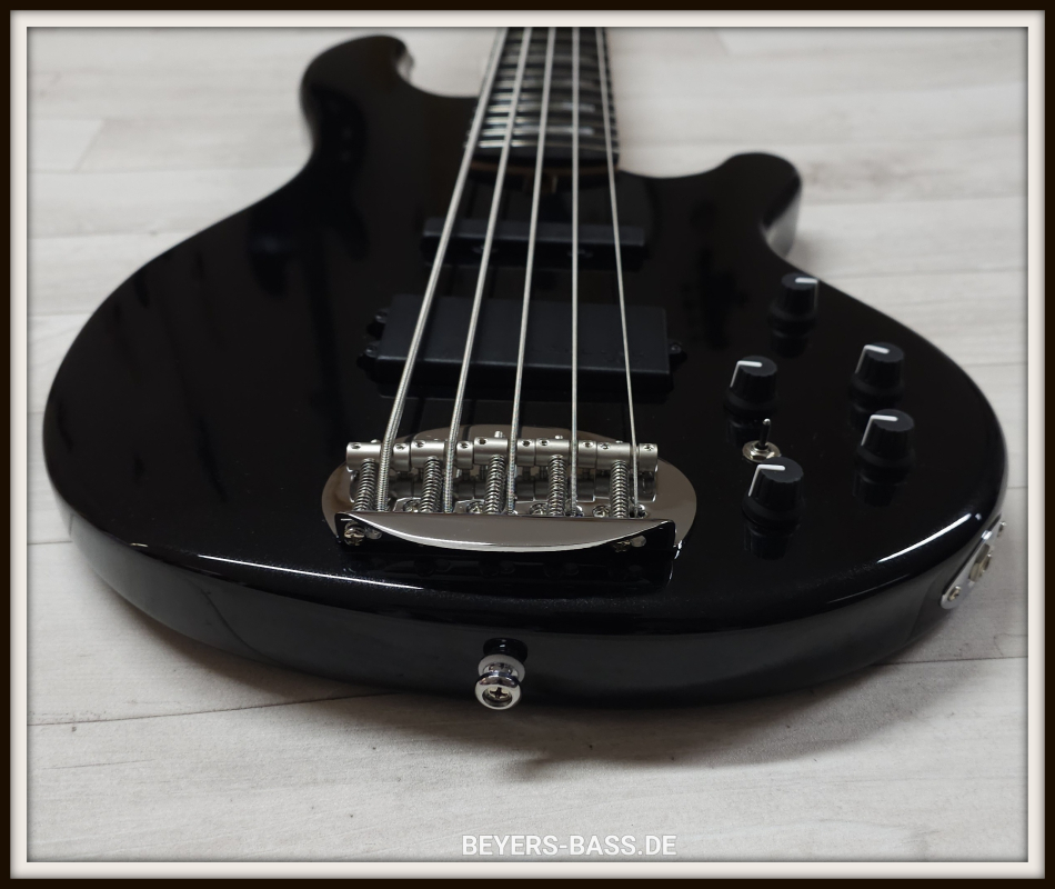 Lakland Skyline 55-02C Custom, Black Sparkle Gloss